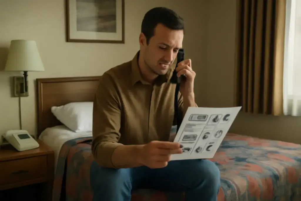 Cosa chiedere al telefono prima di arrivare in motel? I dettagli che prevengono ogni delusione